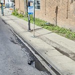 Potholes at 12328 102 Avenue NW