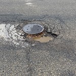 Potholes at 13111 155 Avenue NW