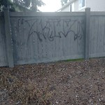 Graffiti Public Property at 948 Valour Way Nw, Edmonton, Ab T5 E 6 P1, Canada