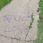 Graffiti Public Property at 11520 153 Avenue NW