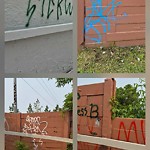 Graffiti Public Property at 17315 80 Avenue NW