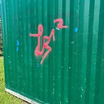 Graffiti Public Property at 2137 Haddow Drive NW