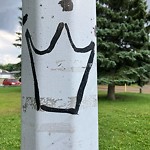 Graffiti Public Property at 9620 152 Street NW
