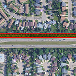 Litter Public Property at 10724–10860 23 Ave Nw, Edmonton T6 J 5 P9