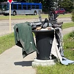 Litter Public Property at 4856 22 Avenue NW