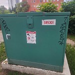 Graffiti Public Property at 9810 111 Street NW