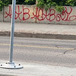 Graffiti Public Property at 11603 Saskatchewan Drive NW