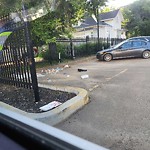 Litter Public Property at 9925 105 Street NW