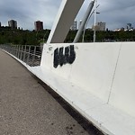 Graffiti Public Property at 10380 Queen Elizabeth Park Road NW