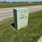 Graffiti Public Property at 16112 10 Avenue SW
