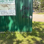 Graffiti Public Property at 13831 114 Avenue NW