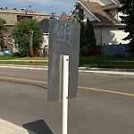 Graffiti Public Property at 8707 119 Avenue NW