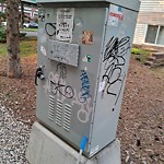 Graffiti Public Property at 8149 111 Street NW