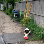 Litter Public Property at 15732 Stony Plain Road NW