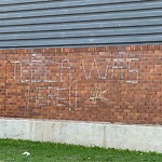 Graffiti Public Property at 16230 103 Street NW
