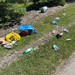 Litter Public Property at 5806 110 Street NW