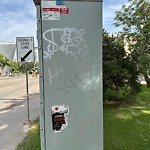 Graffiti Public Property at 11455 87 Avenue NW