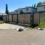 Litter Public Property at 21360 91 Avenue NW