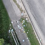 Litter Public Property at 9933–9955 91 Ave Nw, Edmonton T6 E 5 J9