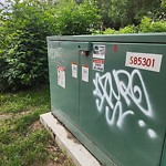 Graffiti Public Property at 9810 111 Street NW