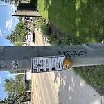 Graffiti Public Property at 10641 129 Street NW